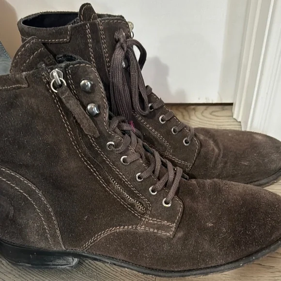 Lot of 3 size 13 diesel Men's Leather Boots - Picture 2 of 4